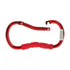 Nuby Large Handy Hook Carabiner Stroller Clip, Textured Soft Grip, Colors May Vary