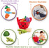 Hape Toddler Vegetable Basket, Soft Grocery Food Playset with Cabbage, Bean Pod, Carrot, and More