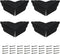 Mcredy 4 Pcs Table Corner Protectors Black Metal Corner Guards & Edge
