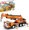 Block Builder Mobile Crane Building Block Set (475pcs) and Construction Tower Crane.