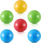 Civaner 6 Pieces Multi Colored Plastic Replacement Balls Small Bulldozer Popper Toy