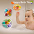 3PCS Suction Cup Spinner Toys for 1-2 Year Old Boys, Sensory Spinning Toys for Toddlers 12-18 Months, Baby Gifts
