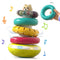 Baby Ring Stacker Toy with Lights, Musical Stacking Toys for Toddlers 1-3,
