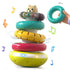 Baby Ring Stacker Toy with Lights, Musical Stacking Toys for Toddlers 1-3,
