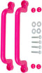 Swing Set Stuff Playground Handles with SSS Logo Sticker, Pink, 13"