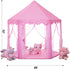 wilwolfer Princess Tent for Girls - Large Playhouse with Star Lights for Indoor Games, Toy & Gift for Kids Age 3+