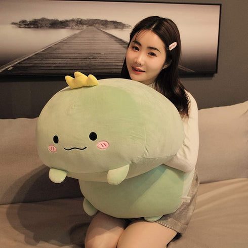 Dinosaur Plush Hugging Pillow, Soft Body Stuffed Animals Toy, 33.5"