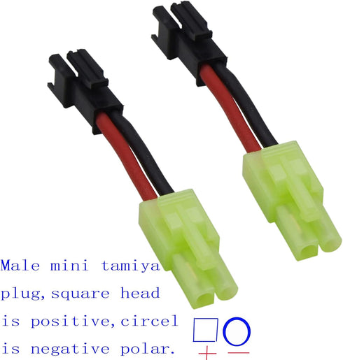 Blomiky 2 Pack H101 7.4V 2S 15C 1500mAh Battery with SM 2P Plug and USB Charger Cable for H101 Remote Control RC Boat