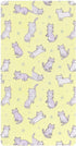 miaozhen Cotton Baby Crib Sheets Ultra Soft Yellow Funny Cat Crib Mattress Sheet