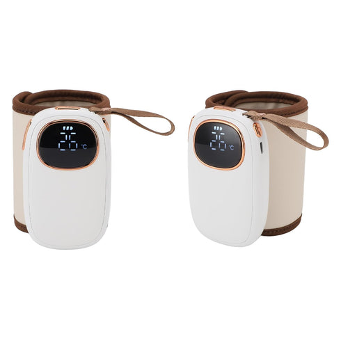 Portable Bottle Warmer, Milk Warmer Bottle, Dual Heating Modes for Breast Milk and Water, Warmer with Fast Heating