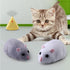Tipmant Mini RC Mice - IR Remote Control Rat Mouse Animal Prank Joke Toys for Cat Dog Kids, White