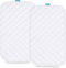 Waterproof Bassinet Mattress Pad Cover for Fodoss, BIERUM, Bellababy, MiClassic Bassinet, 2 Pack, Ultra Soft