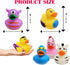 Assortment Rubber Duck Toy Duckies for Kids, Bath Birthday Gifts, Summer Beach and Pool Activity (20-Pack)