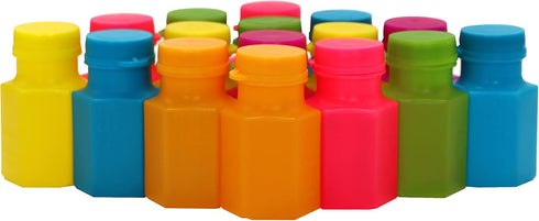 JOYIN 24 pcs Mini Bubble Bottles with Wand Assortment for Kids, Bubble Blower for Party Favors, Summer Toy