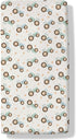 Cstdyfrv Pastel Truck Tractor Baby Crib Sheets Blue Green Farm Tractors Stars Toddler