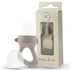 Avee & Co Silicone Teething Pacifier and Fresh Fruit Feeder, Baby Pacifier for Teething, Toddler Teething Toy (Beige)