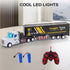 1:32 17.3" 2 3-8 RC Semi Truck Toy for Kids - Remote Control Carrier Van Transport Car, Freight Container Truck