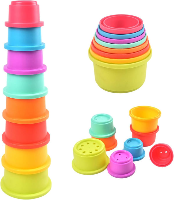 Baby Stacking Nesting Cups Toys - Montessori Toys for Toddlers 6+ Months (617-97)