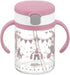 Richell Aqulea Outing Straw Mug, 200ml, Pink