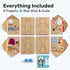DJECO - Collages for Little Ones Arts & Crafts Kit - Rainy Day Activity - Premium Crafting Materials - Unleash