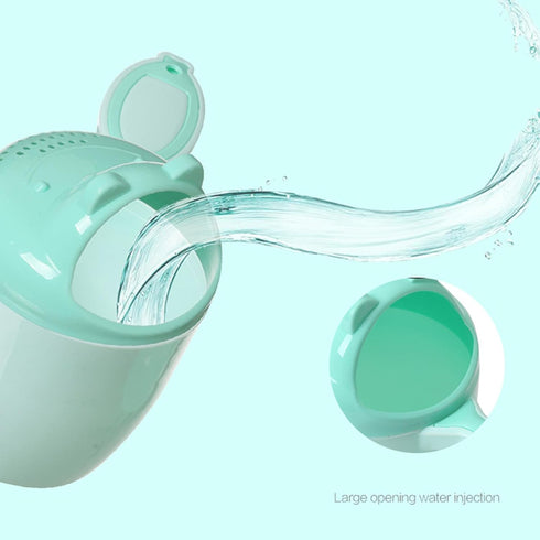 TTTLLNN Baby Bath Rinse Toddler Hairwash Cup Shampoo Cup Waterfall Bath Rinser Eyes Protective Sprinkler Cup