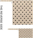 Haskirky 2 Netural Polka Dots Pcs Cloth Diaper Wet Dry Bags,Waterproof and Washable Bag for Travel Reusable Wet Bag