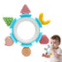 Baby Teething Ring Toy for 3-6-12 Months, Silicone Infant Teether for Sore