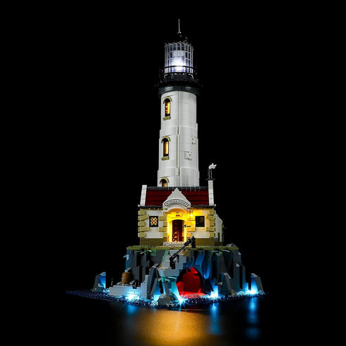 BRIKSMAX LED Lighting Kit for LEGO-21335 Motorized Lighthouse - Compatible with Lego Ideas Model