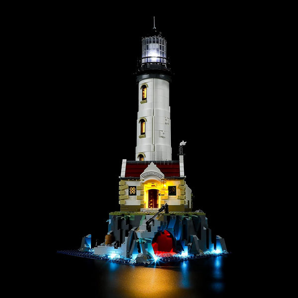 BRIKSMAX LED Lighting Kit for LEGO-21335 Motorized Lighthouse - Compatible with Lego Ideas Model
