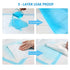 50 Pack 3-Layer 24x18 Clearworld Disposable Changing Pad, Waterproof Baby Disposable Underpads, Portable Diaper