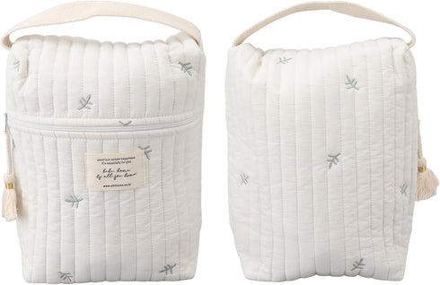 Generic Diaper Bag Organizing Pouches, Cute Multifunction Quilted Cotton Cloth Baby Stroller Diaper Bag Organizer