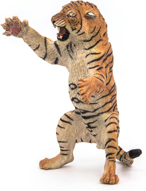 Papo Sumatran Tiger Figurine, Wild Animal Toy for Kids Age 3+, Hand-Painted, 10.5 x 9.5 x 12.5 cm