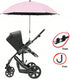 cajuca Creative Universal Stroller Umbrella with Parasol - Sun Protection for Baby, Pet Carrier, Avoid Sun or Rain