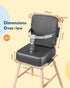 HOMEAL Booster Seat for Kitchen Chair - Toddler Booster Seat for Dining Table - Dining Seat with Adjustable Straps