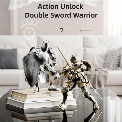 Osmanthus bloom T13,Dummy 13 Medieval Action Figures,Knight Armor Action Figure,Multi-Jointed Movable Robot Mannequin