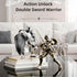 Osmanthus bloom T13,Dummy 13 Medieval Action Figures,Knight Armor Action Figure,Multi-Jointed Movable Robot Mannequin