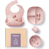 SAMiGO Silicone Baby Feeding Set, Baby Led Weaning Supplies, Suction Bowl Plate