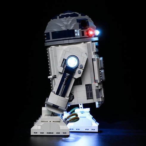 BRIKSMAX LED Lighting Kit for R2-D2 - Compatible with Lego 75308 Building Blocks Model