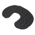 U-Shaped Nursing Pillow Cover - Black Geometric Print, Soft & Washable