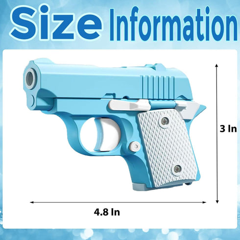 Poveyan 4 3-5, PCS Fidget Gun Toys, Kids Toys for Boys Age Prizes for Kids Classroom, Party Favors for Kids, Stress