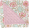 Boho Summer Mermaids Floral Baby Blankets for Girl Beach Seashells Conch Tropical