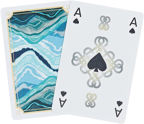 Bohwa Card, Tichu Board Game + Card Case - 100% Waterproof Plastic Playing Cards, 1 Deck + 1 Case