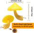 AUSAYE 2 Pack Mushroom Night Light Plug-in Lamp, LED Lights for Bedroom, Bathroom, and Hallway Decor
