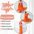 MICHLEY Animal Hooded Baby Towel Washcloth - Premium Cotton Bathrobe for Girls Boys 0-6T (Fox)