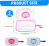 Pineeseatile 2PCS Wet Wipes Dispenser Box, Waterproof Refillable Plastic Baby Wipes Dispenser with Sealing Lids