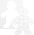 Hygloss 8.5" x 10.5" Blank Puzzles with Person Shape - 6 Puzzles for All-About-Me Activities, 26 Pieces Each