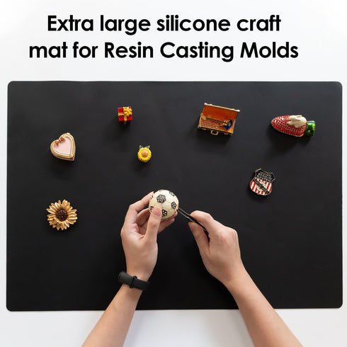 31.5x23.6 Counter, Extra Large Silicone Mat, Large Silicone Placemats for Kids, Heat Resistant Mat for Kitchen Non