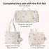3pc Set, GOBABYMART Diaper Bag Tote Hospital Bag for Labor & Delivery, Maternity Travel Bag with Changing Pad