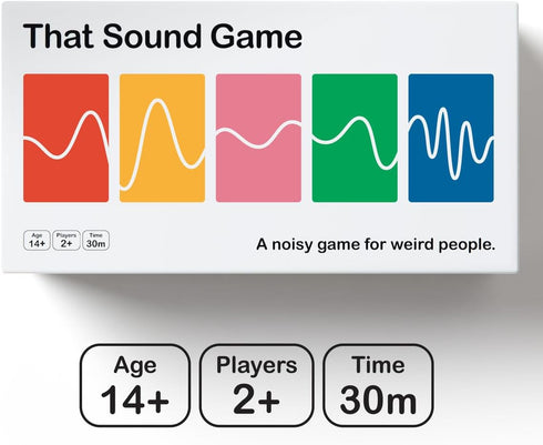 2+ 14 That Sound Game - Award Winning - Party Sound Guessing Game for Adults and Teens, Board Game for Players Ages