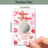 50 Pack Kiss The Miss Goodbye Scratch Off Game - Lipstick Scratch Cards for Bachelor Party and Bridal Shower